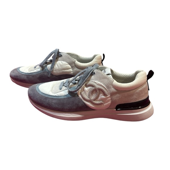 Chanel 22 CC Mens suede trainer sneaker - Picture 5 of 8